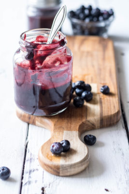 Amp the sweetness level of your BBQ sauce by adding in blueberries. The blue and red combination in this Blueberry BBQ Sauce Recipe is the perfect way to get you in the mood for outdoor grilling on Memorial Day or the 4th of July.